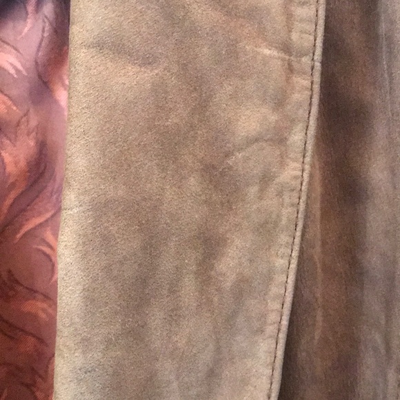 Men’s leather vintage style brown jacket - Picture 3 of 4